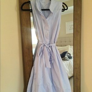 Adorable Striped Tie-Waist Dress